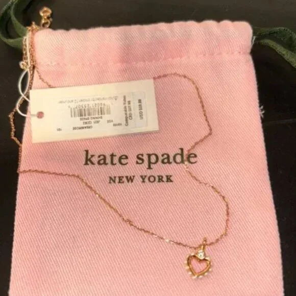Kate Spade Pearl Mini Pendant NWT Dust bag NOT included - Picture 2 of 2